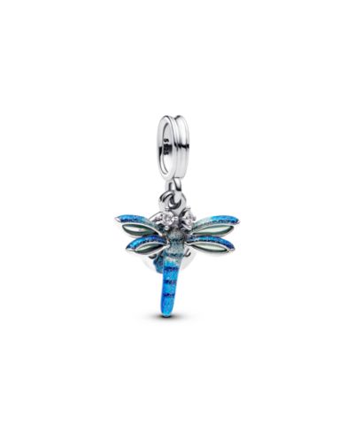 Подвеска Pandora Sterling Silver Dragonfly Double Dangle Charm