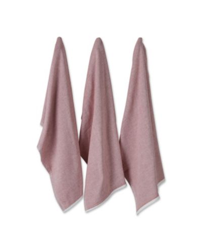 Набор из 3 кухонных полотенец Design Imports French Terry Chambray Cotton, 18" x 28"