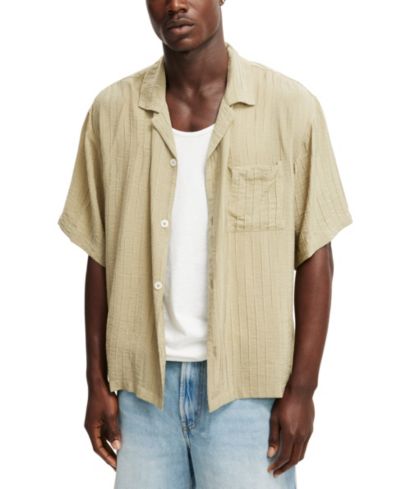 COTTON ON Мужская рубашка Box Fit Short Sleeve