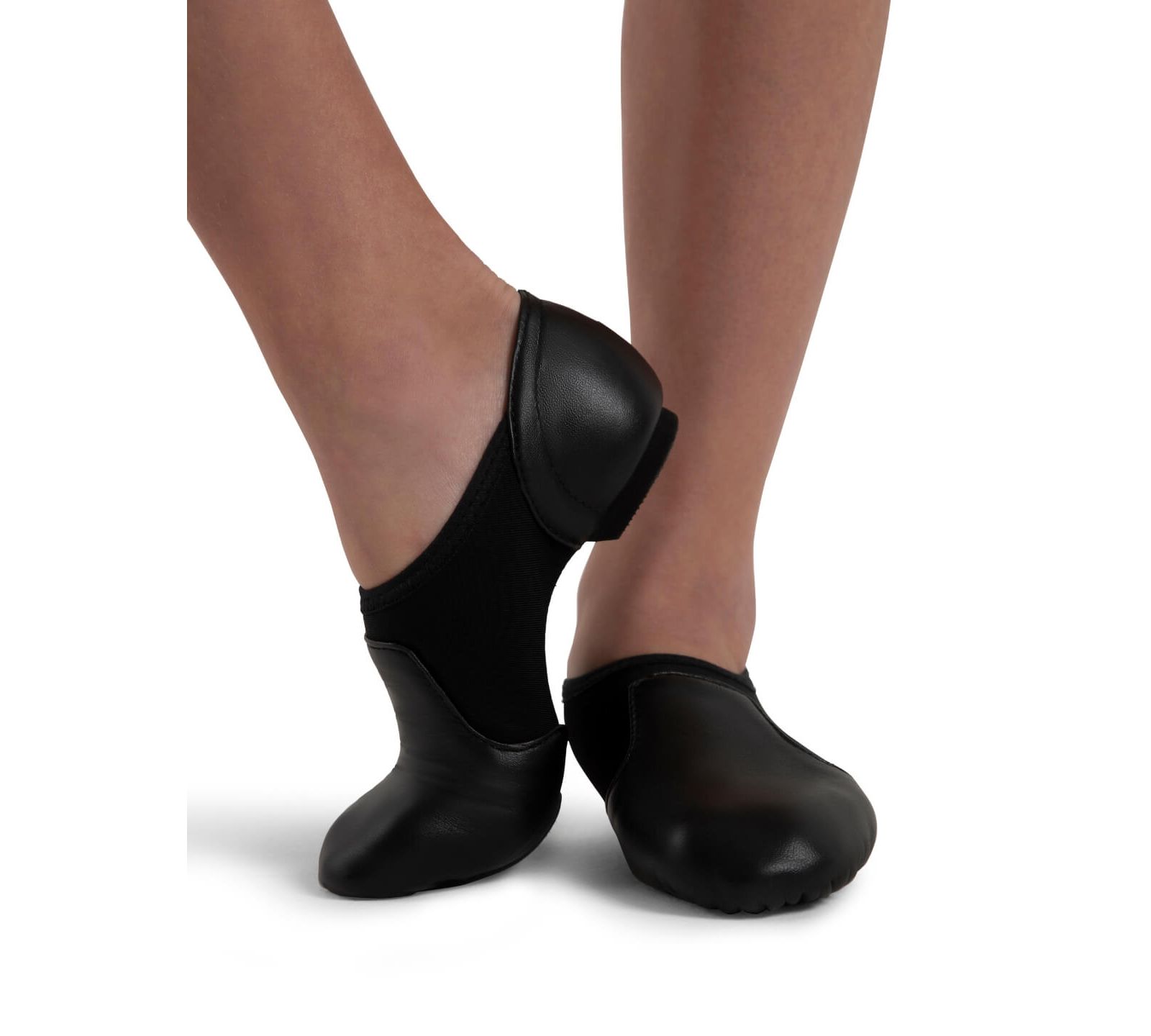 Capezio Детские джазовые туфли Jazz Glove Wide Width для девочек