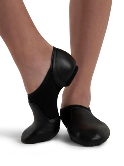 Capezio Детские джазовые туфли Jazz Glove Wide Width для девочек