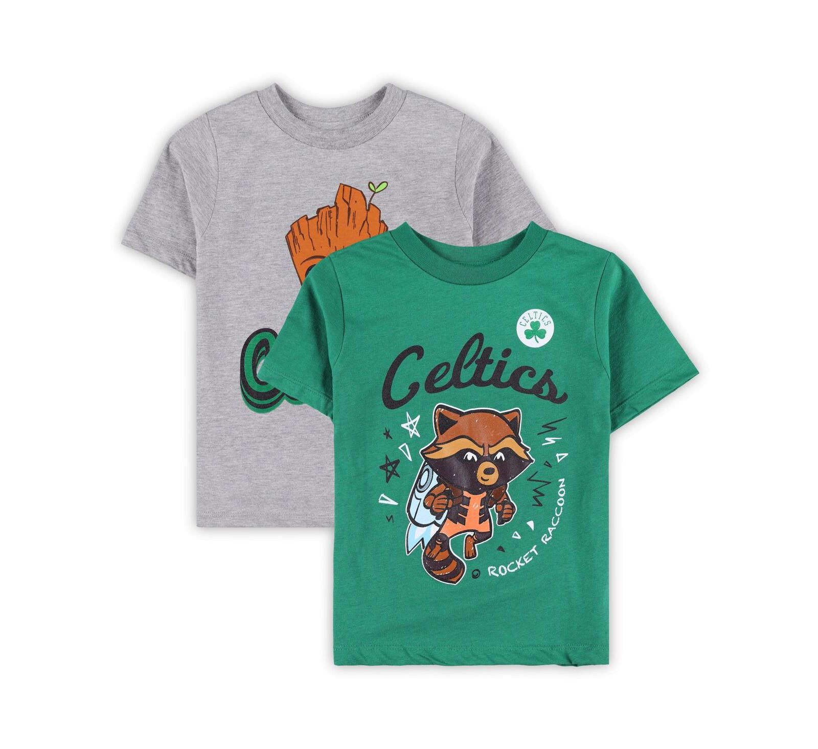 Outerstuff Preschool 2-Piece Boston Celtics Guardians Of The Galaxy T-Shirt Set