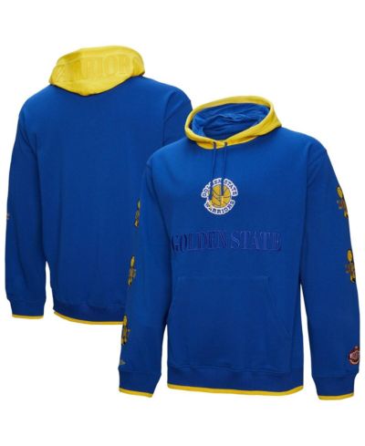 Mitchell & Ness Men's Royal Golden State Warriors Hardwood Classics Team OG 3.0 Pullover Hoodie