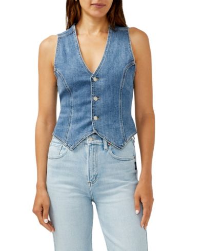 Silver Jeans Co. Женский джинсовый жилет