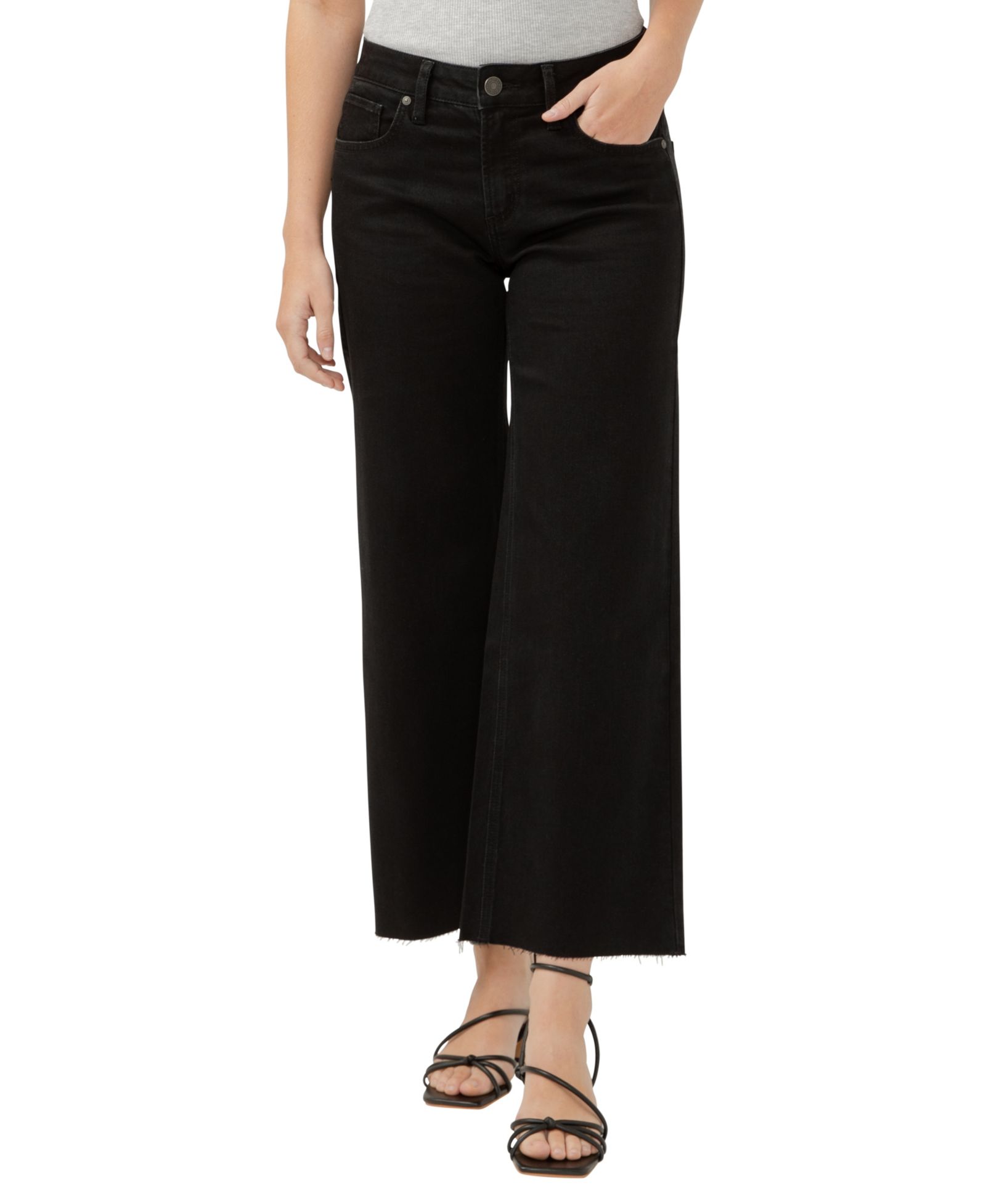 Женские джинсы Silver Jeans Co. Suki Mid Rise Curvy Fit Wide Leg