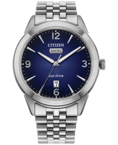 Мужские наручные часы Citizen Classic Rolan, серебристая сталь, 40.5mm