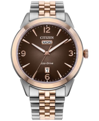 Мужские часы Citizen Classic Rolan двухцветные из нержавеющей стали, 40.5mm