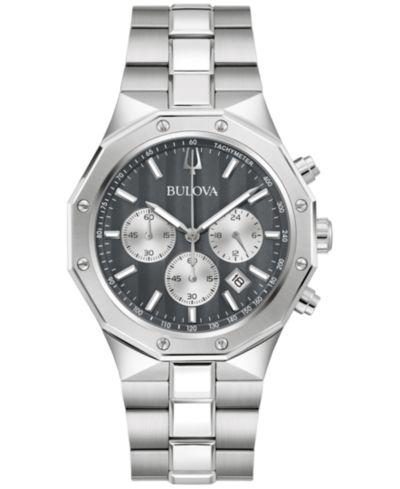 Мужские часы Bulova Prestige Chronograph Stainless Steel Bracelet 40mm