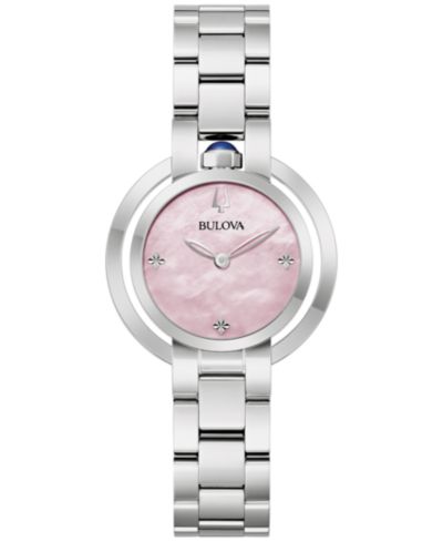 Bulova Women's Rubaiyat Stainless Steel Bracelet Watch 31mm