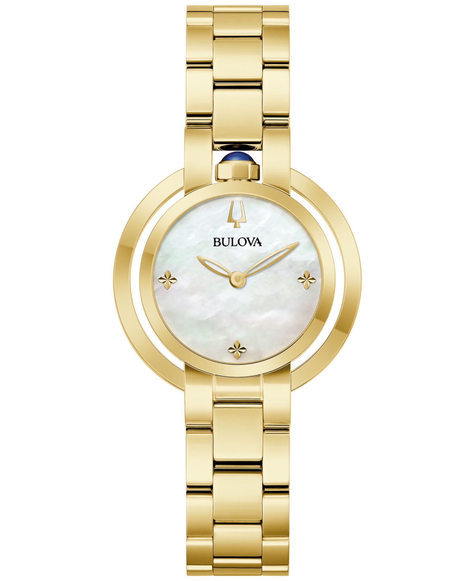 Bulova Женские наручные часы Rubaiyat Gold-Tone Stainless Steel 31mm