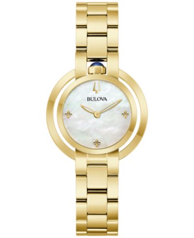 Bulova Женские наручные часы Rubaiyat Gold-Tone Stainless Steel 31mm