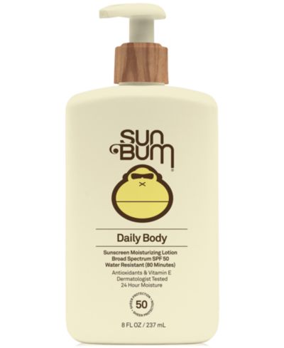 Sun Bum Daily Body Sunscreen Moisturizing Lotion SPF 50, 8 oz.