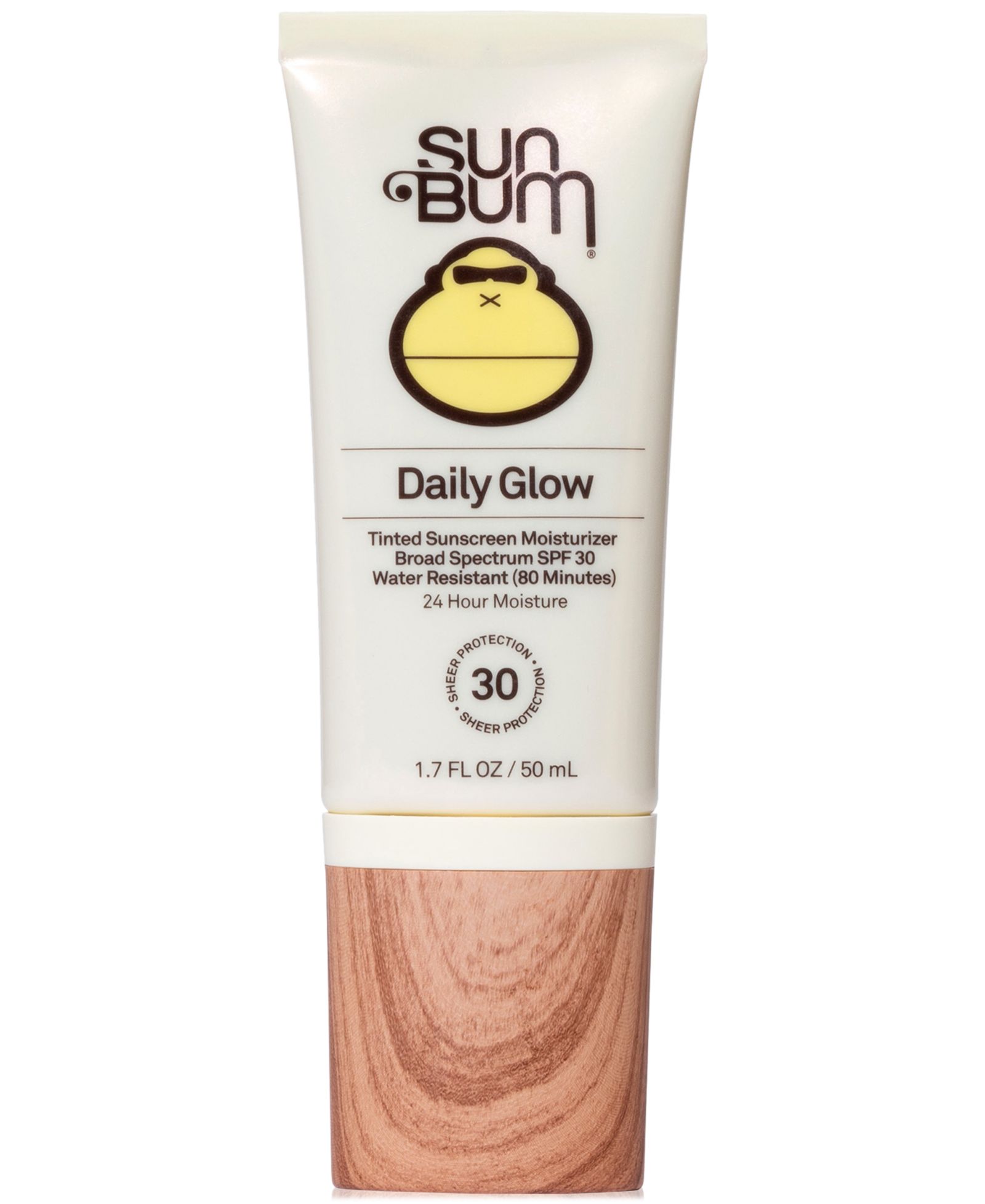 Sun Bum Daily Glow Tinted Sunscreen Moisturizer SPF 30, 1.7 oz.