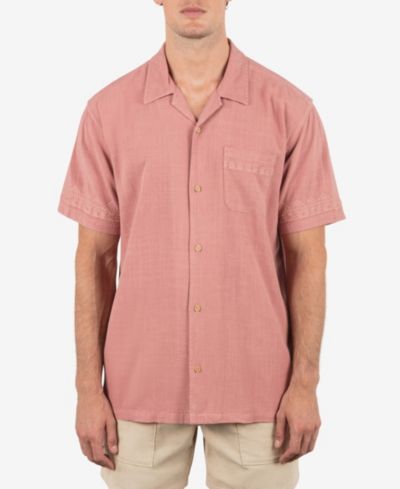 Мужская рубашка Hurley Men's Laguna Camp с вышивкой