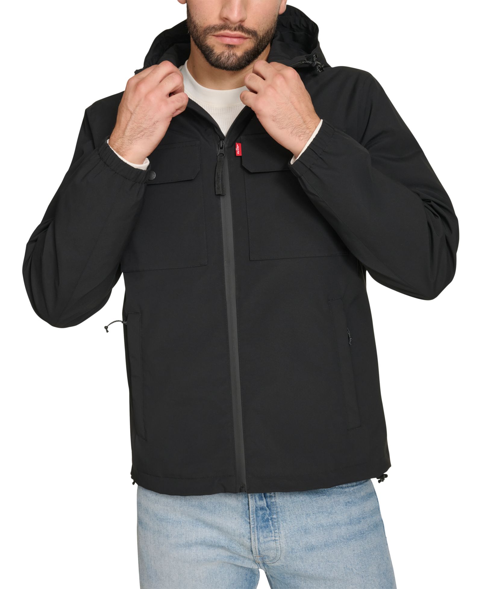 Мужская дождевик Levi's Hooded Rain Jacket