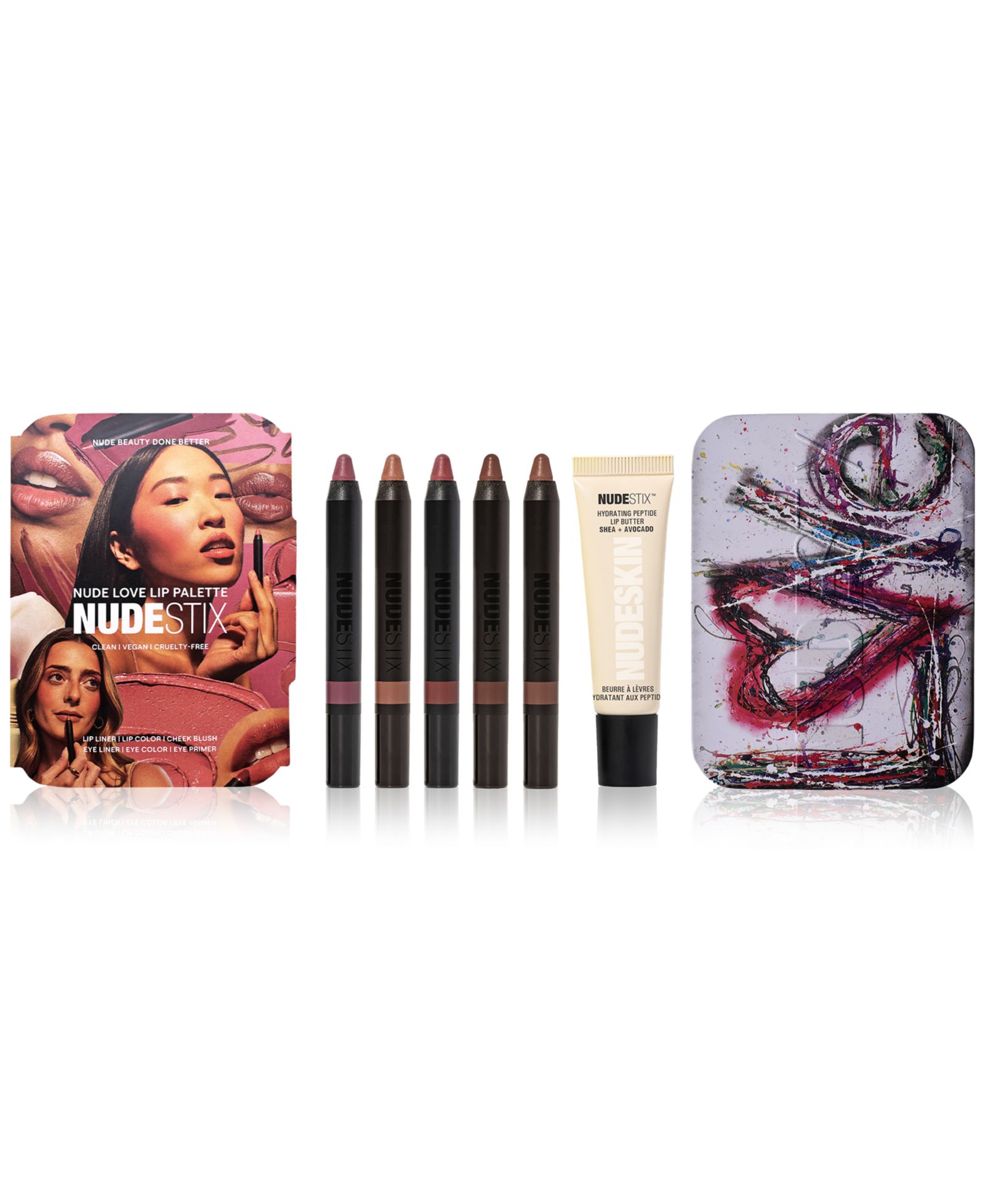 NUDESTIX 7-Pc. Nude Love Lip Palette Set