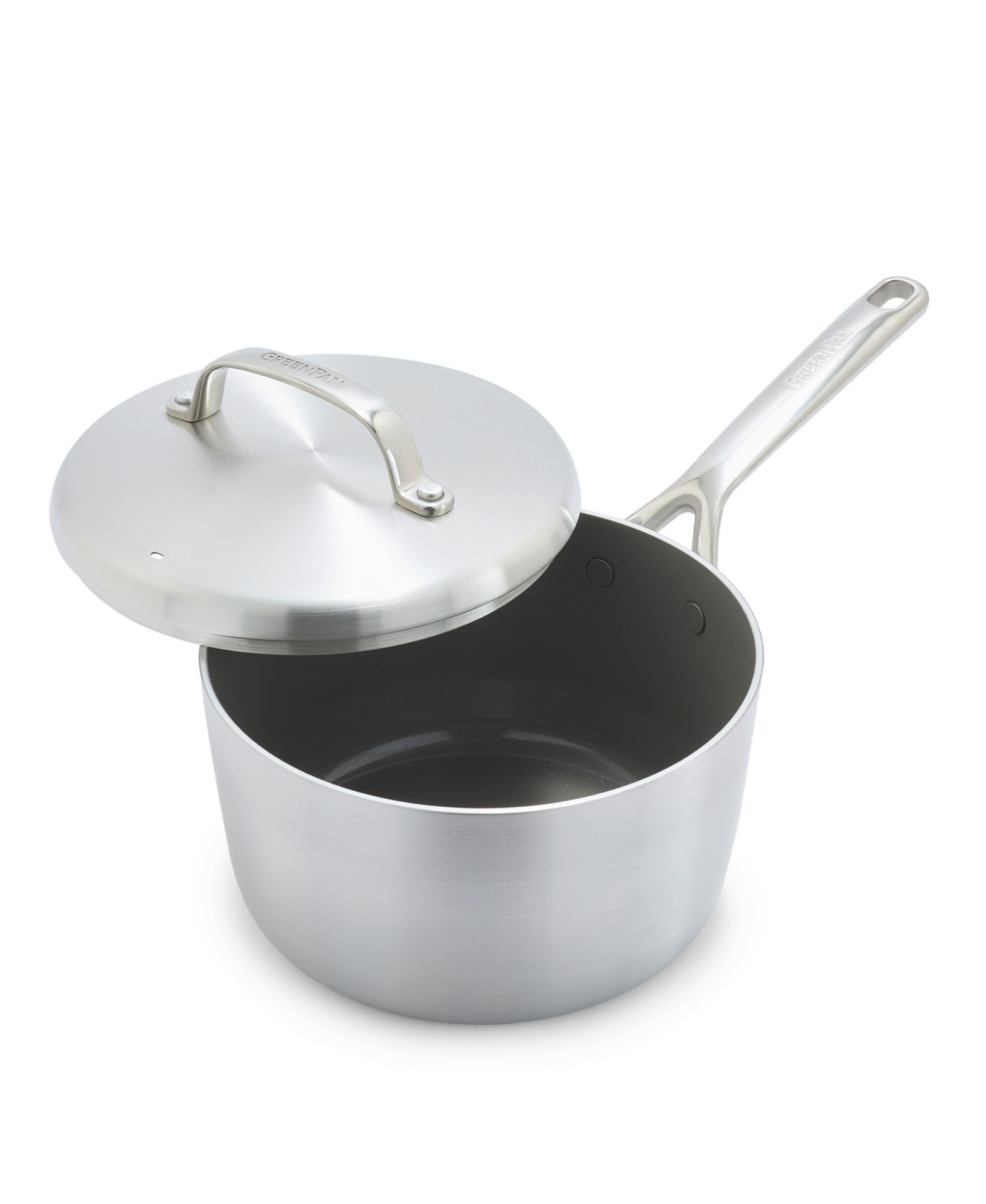 GreenPan GP5 Кастрюля из нержавеющей стали 3-Quart с крышкой