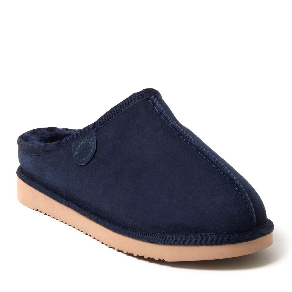 Мужские тапочки-калоши Dearfoams Men's Fireside By Grafton Genuine Shearling