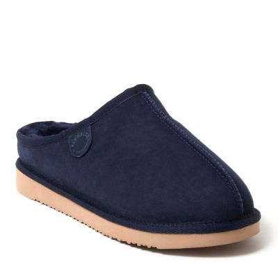 Мужские тапочки-калоши Dearfoams Men's Fireside By Grafton Genuine Shearling
