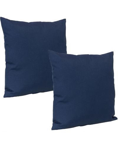 Декоративная подушка Sunnydaze Decor Indoor/Outdoor Weather-Resistant Polyester Lumbar с молнией - 2pk
