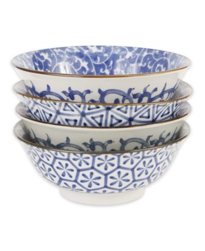 RSVP International 32 oz. Japanese Porcelain Bowls, Set of 4