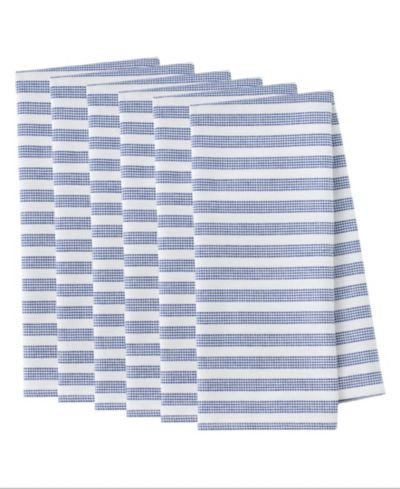 RSVP International Dobby Woven Cotton Kitchen Towel, 18" x 28"