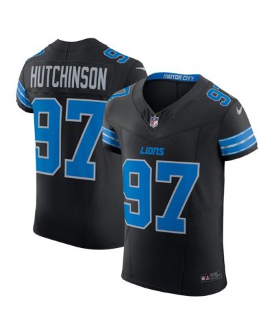 Мужская джерси Nike Detroit Lions Alternate Vapor F.U.S.E. Elite Black