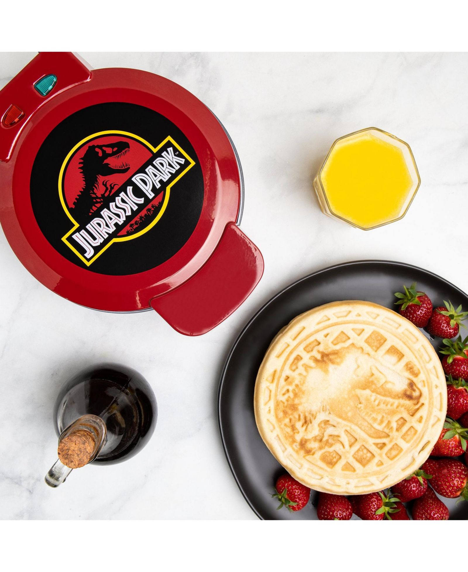 Вафельница Uncanny Brands Jurassic Park с принтом T-Rex