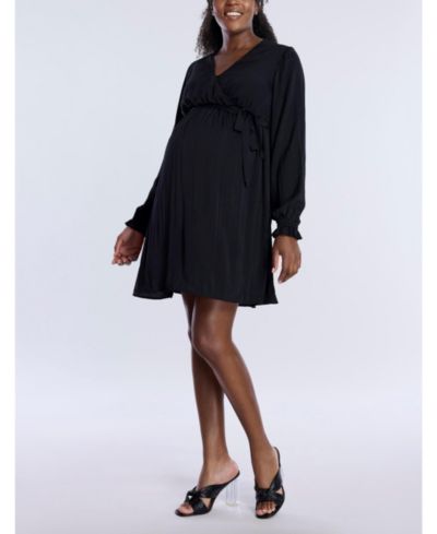 Женское мини-платье Motherhood Maternity Woven Wrap