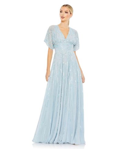 Женское вечернее платье Mac Duggal Embellished V Neck