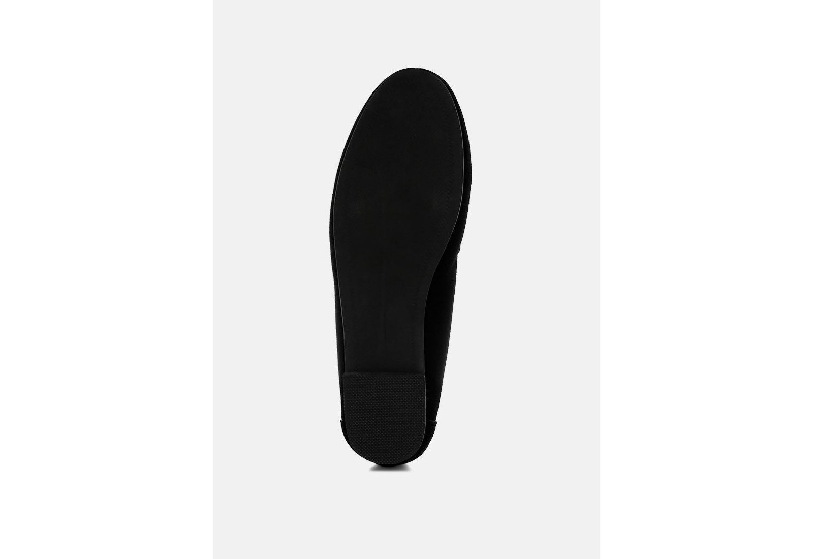 Rag and Co Womens Awen Monochromatic Horsebit Real Suede Loafers