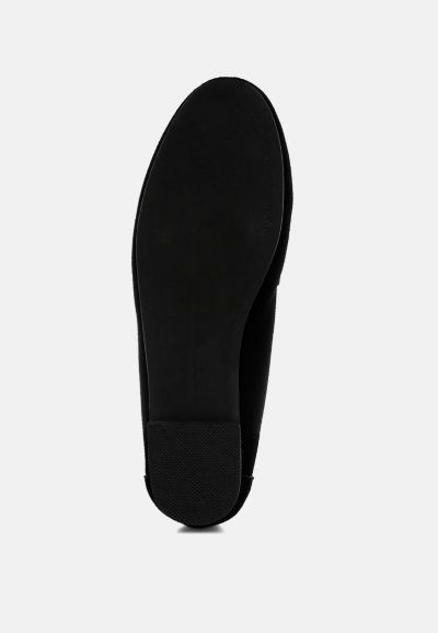 Женские лоферы Rag & Co Awen Monochromatic Horsebit из натуральной замши