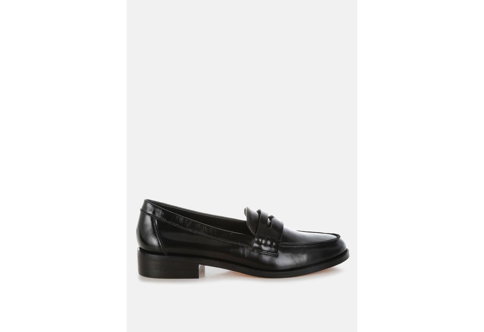 Женские лоферы Rag and Co Roxana Real Leather Penny Strap