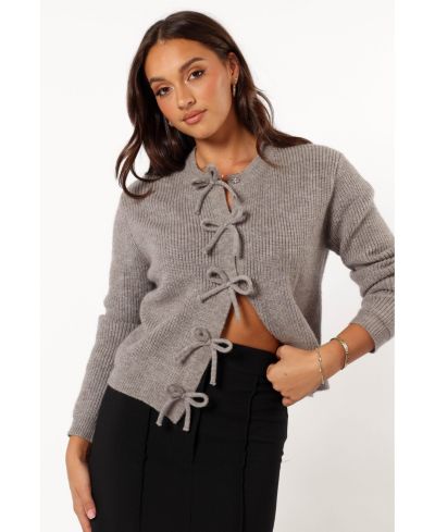 Petal and Pup Women's Wilde Bow Front Cardigan Sweaters