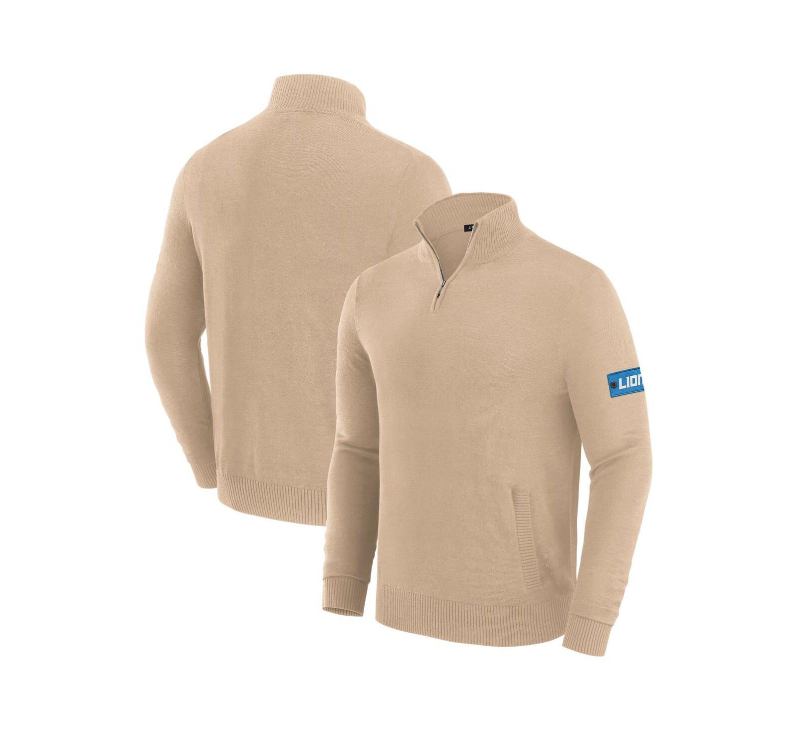 Мужской джемпер J. Palmer Detroit Lions Franchise Quarter-Zip