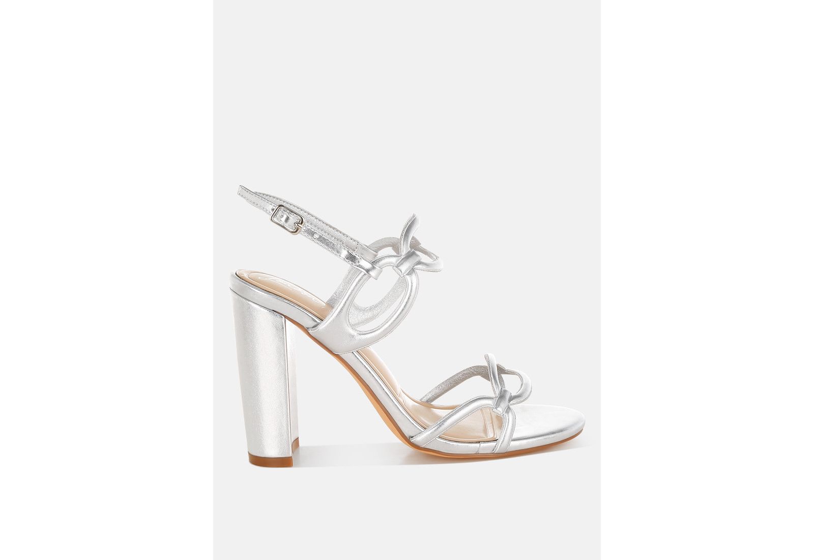 Женские босоножки London Rag Women's Ryzah Metallic Cut Out Chain Sandals