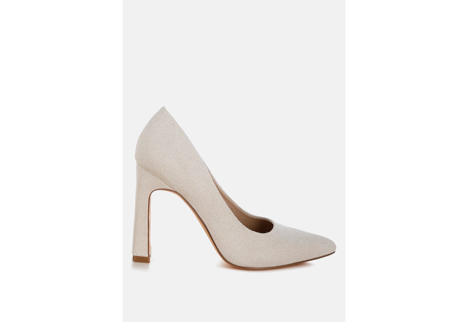 London Rag Womens Uboa Slim Block Heel Pumps