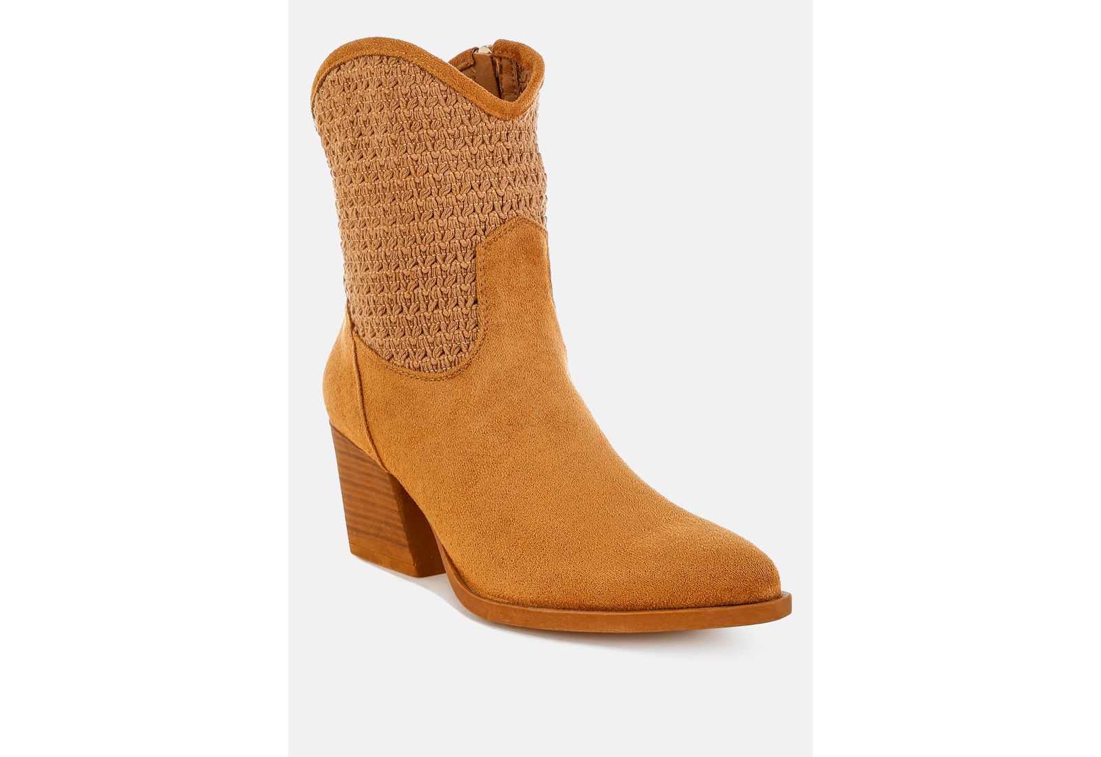 London Rag Womens Bimmy Woven Pointy Western Boots