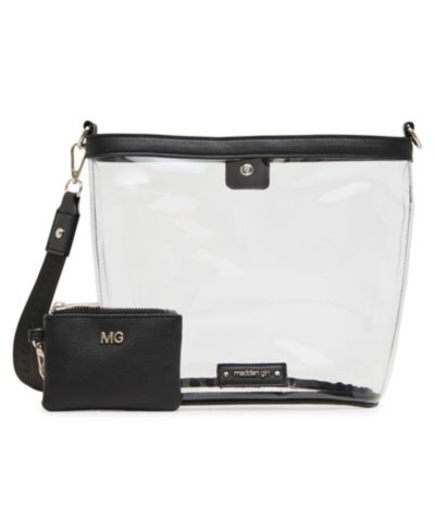 Детская сумка через плечо Madden Girl Cleo Clear Vinyl Small