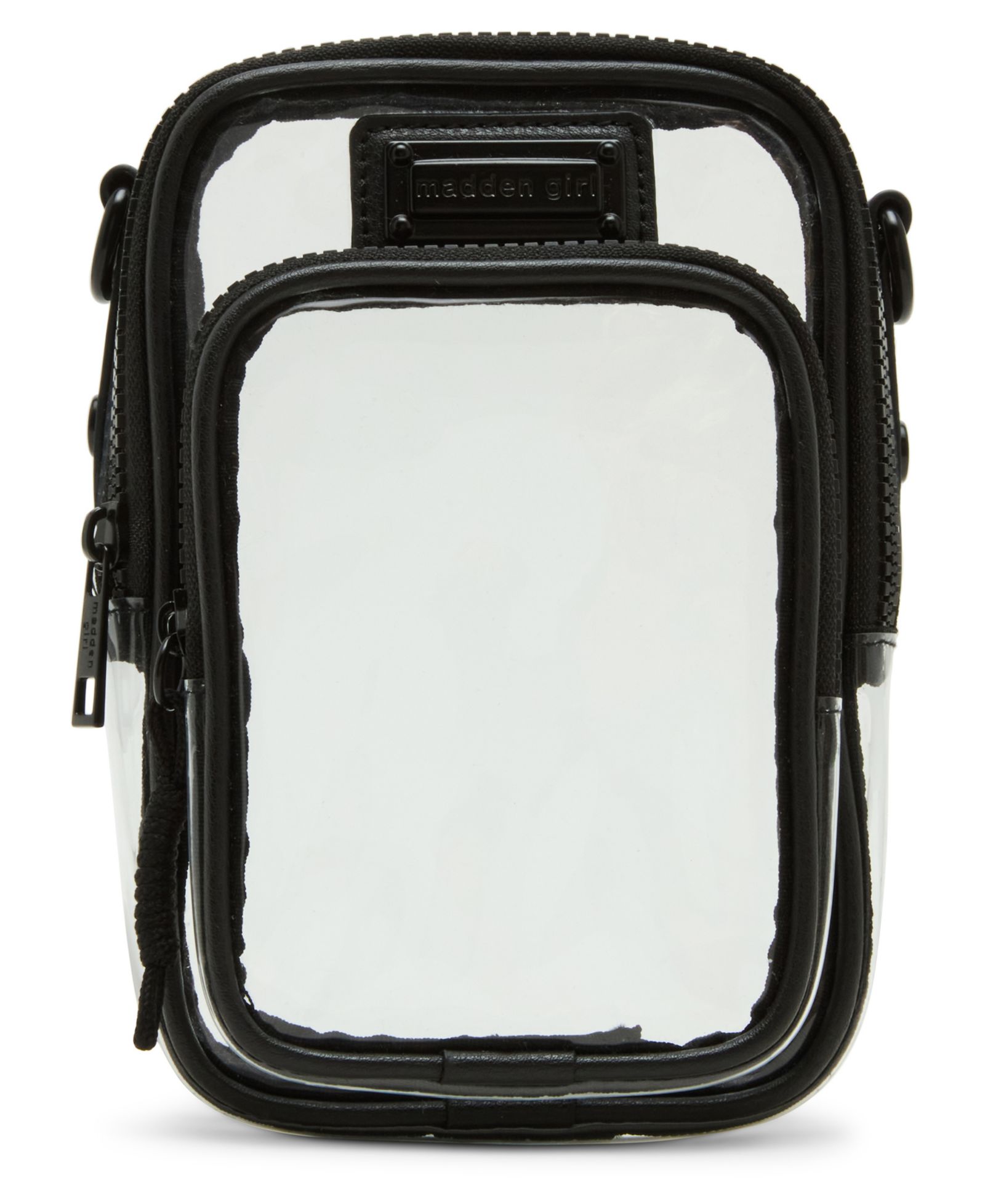 Madden Girl Willowv Clear Mini Cellphone Crossbody Bag