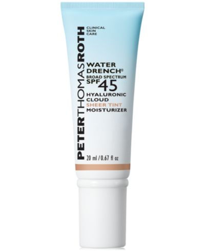 Peter Thomas Roth Water Drench Broad Spectrum SPF 45 Hyaluronic Cloud Sheer Tint Moisturizer, 20 ml