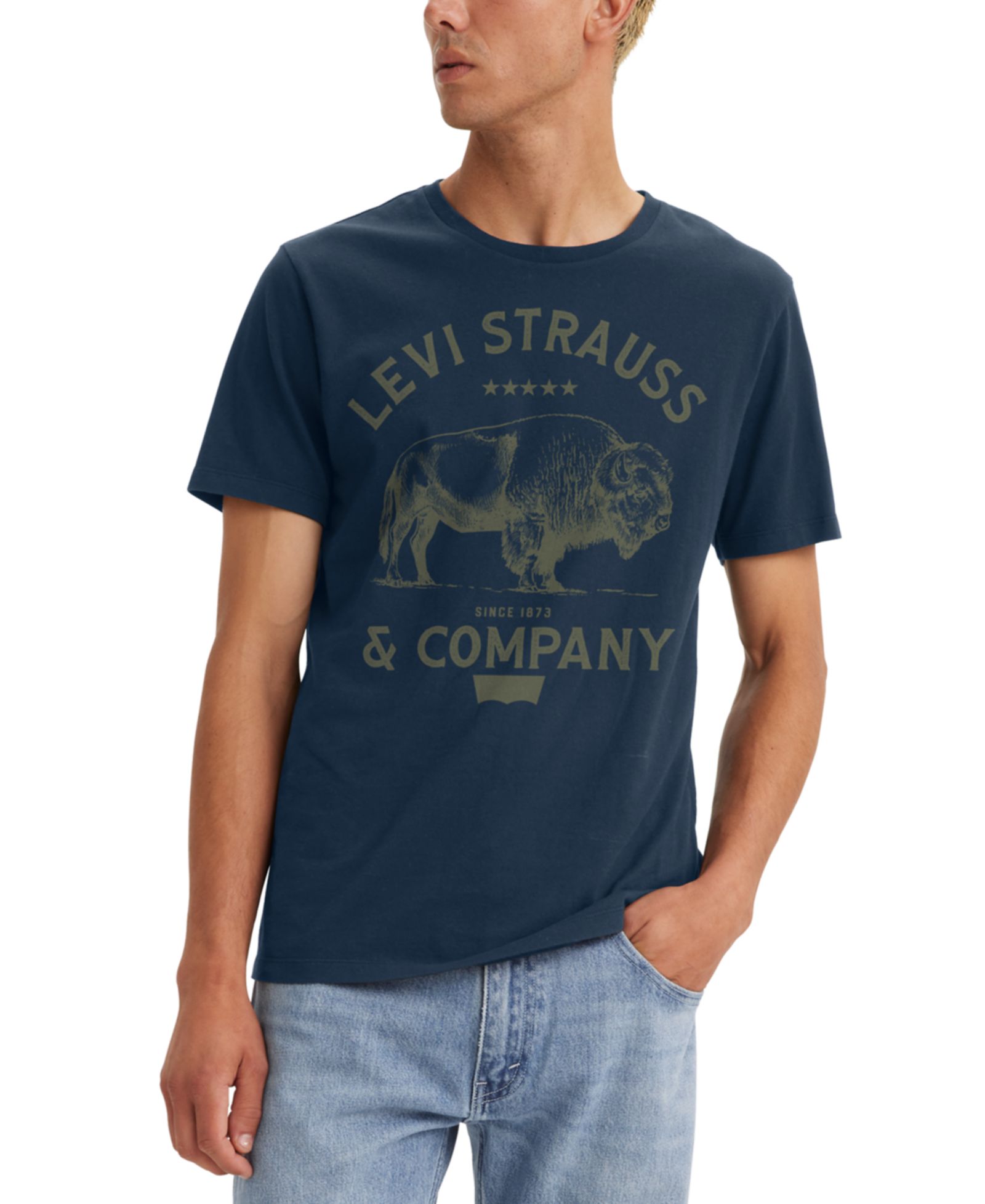 Levi's® Men's Classic Short-Sleeve Graphic Crewneck T-Shirt