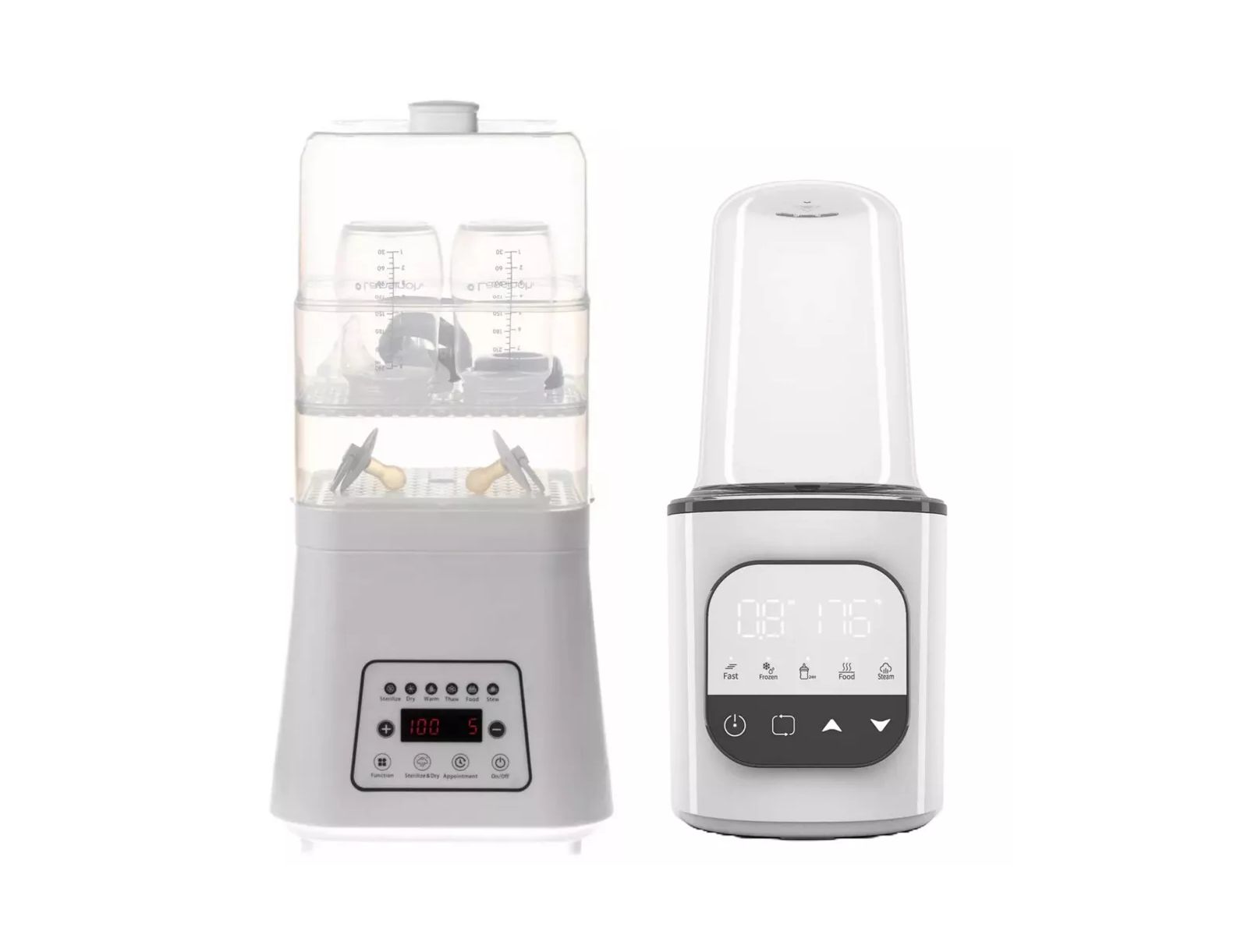Sperric Baby Milk Bottle Warmer & Bottle Sterilizer – Fast, Efficient, Portable, and Hygienic Solution for Breastmilk, Formula, Pacifiers