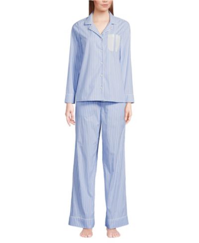 Женский комплект пижам Lands' End Cotton Poplin, 2 части