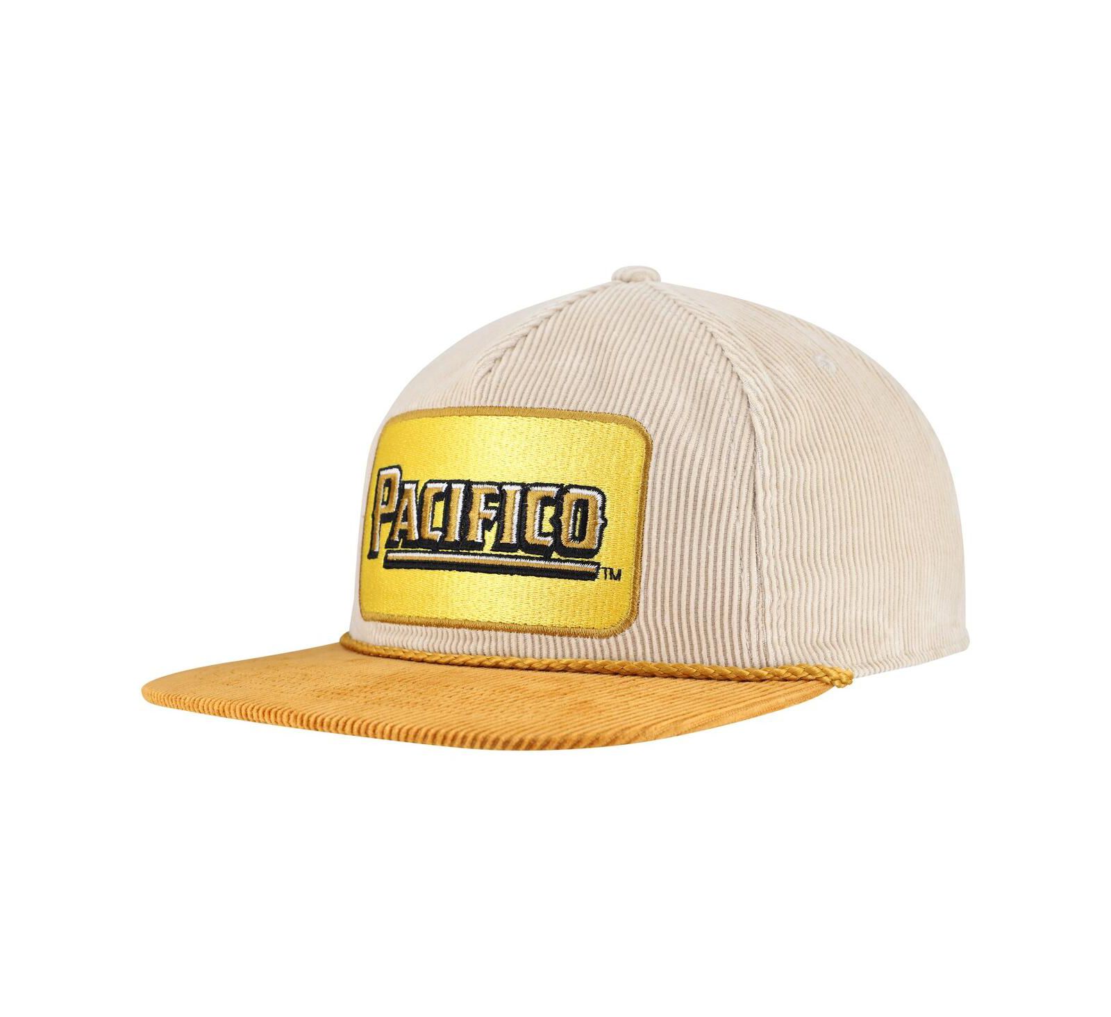 Lids Men's Cream/Tan Pacifico Corduroy Rope Golf Snapback Hat