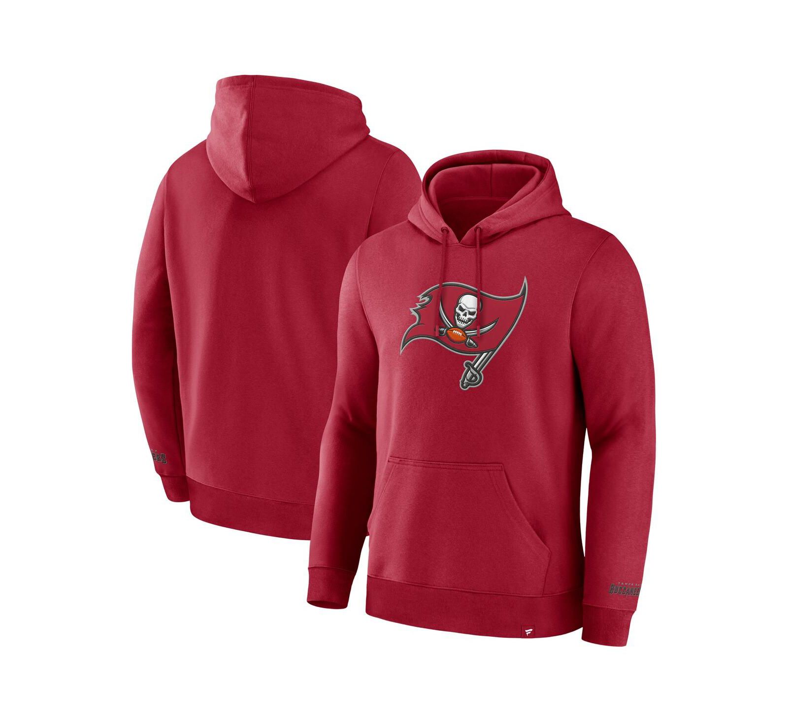 Fanatics Мужской флисовый худи с логотипом Tampa Bay Buccaneers