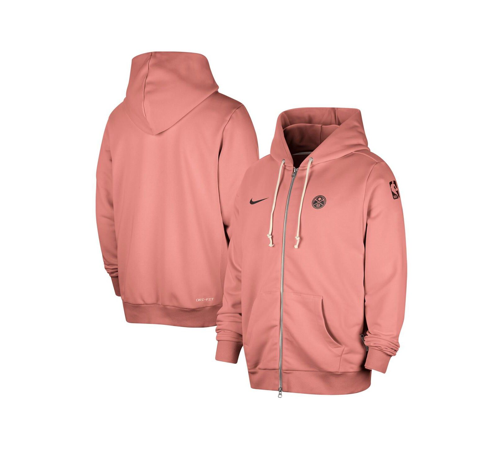 Nike Men's Red Denver Nuggets Authentic Standard Issue Full-Zip Hoodie Jacket