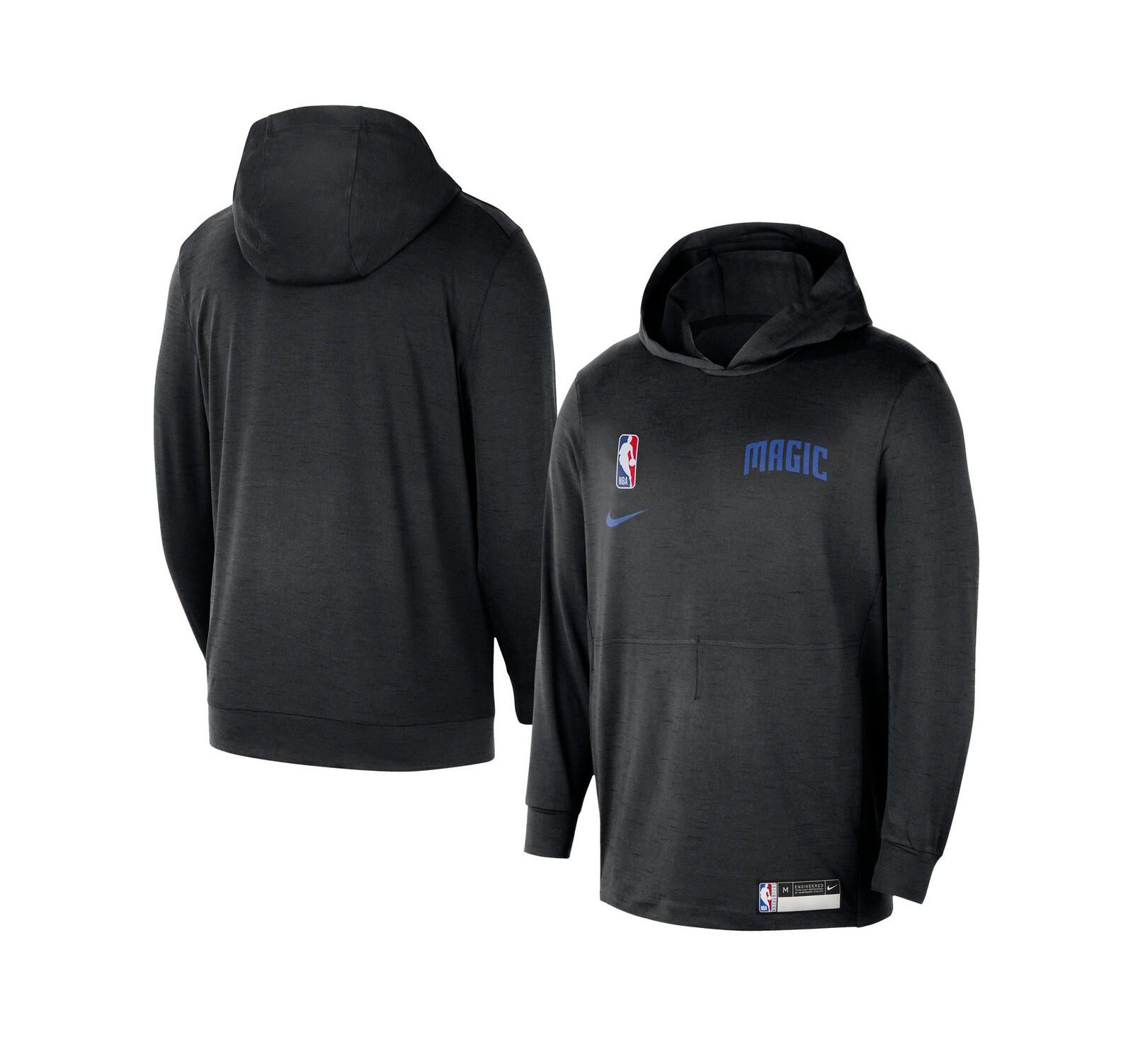 Nike Men's Black Orlando Magic 2024/25 On-Court Authentic Practice Yoga Restore Lightweight Pullover Hoodie