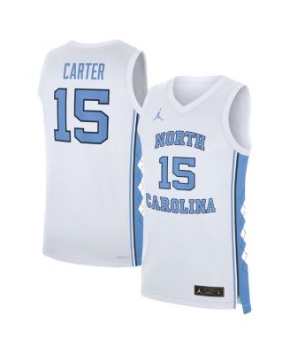 Мужская реплика баскетбольной джерси Jordan Vince Carter, белая, в честь команды North Carolina Tar Heels