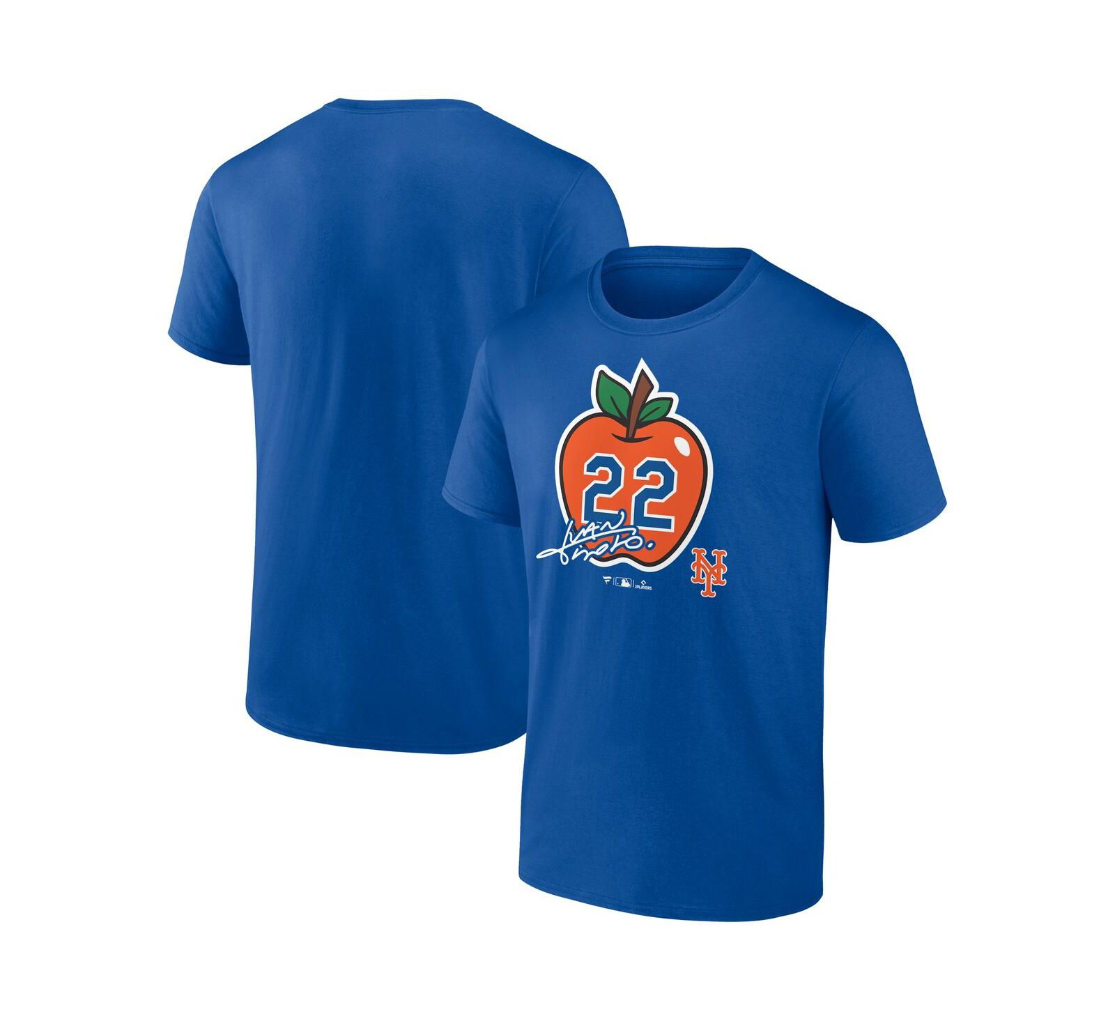 Мужская футболка Fanatics New York Mets с номером игрока Juan Soto, королевский синий